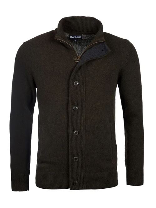 ESSENTIAL PATCH ZIP THROUGH BARBOUR | 252MMKN0731GN73 SEAWEED